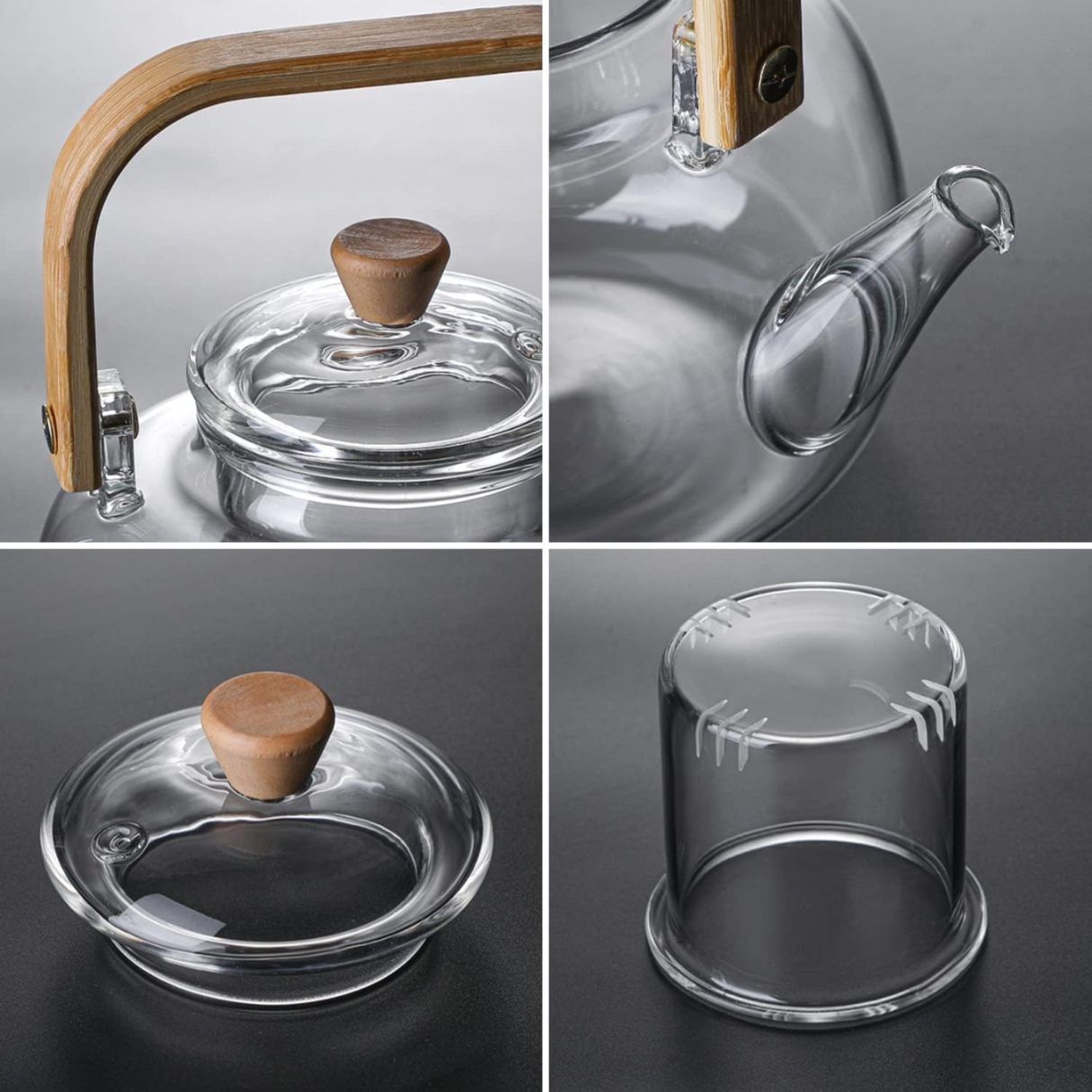 Good Moments Tea Kettle Wooden Handle 900ml