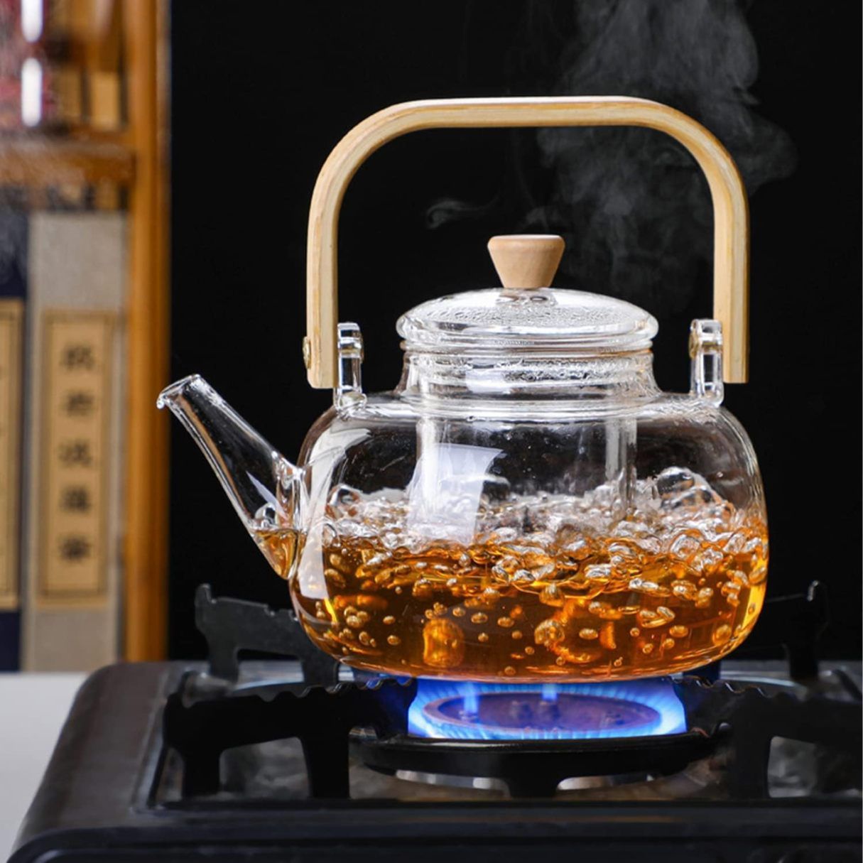 Good Moments Tea Kettle Wooden Handle 900ml