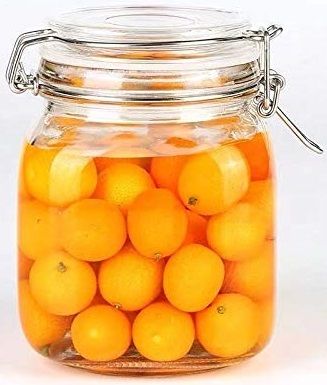 Swing Cap Square Jar 750ml