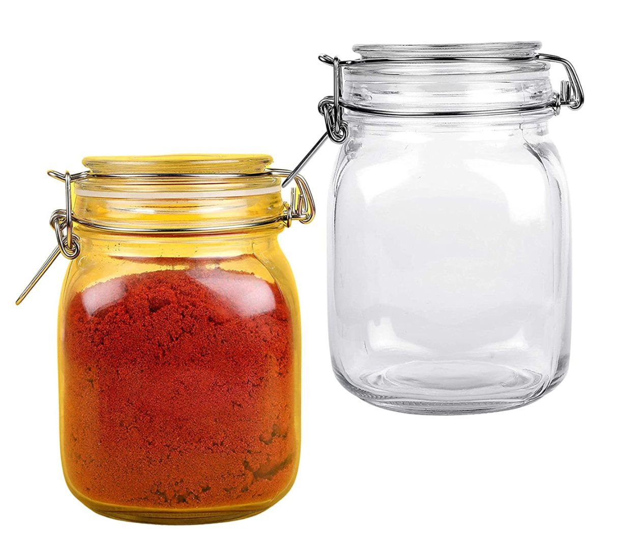 Swing Cap Square Jar 750ml