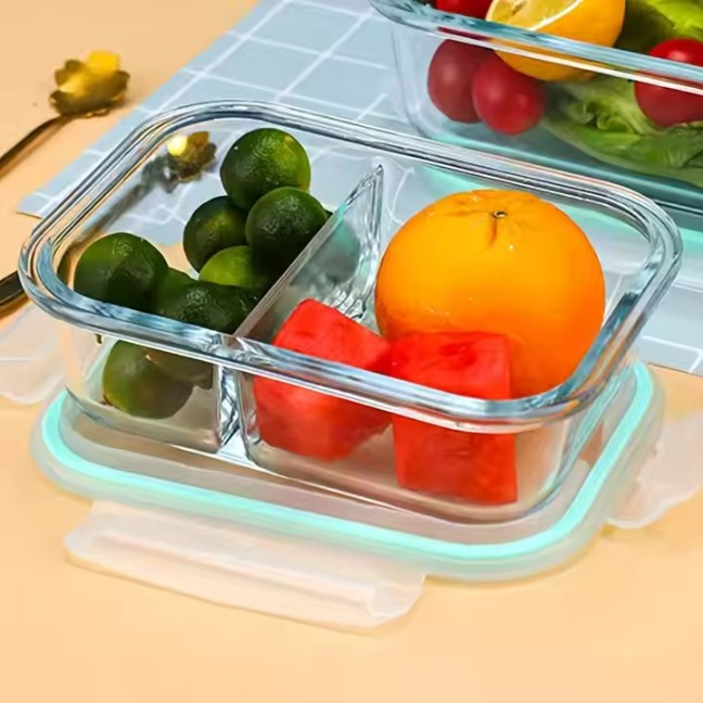Lunch Box Leak Proof 2 Partition 1 Lit