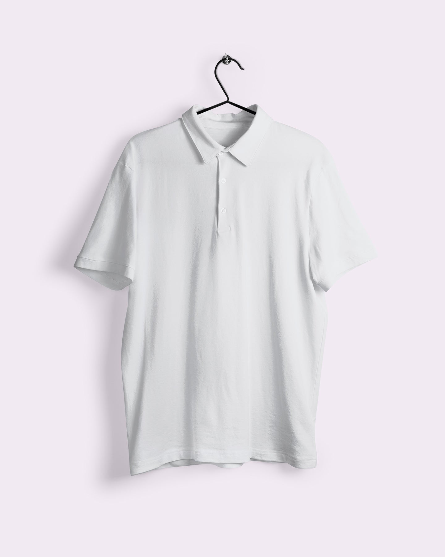Own the Everyday Look with Confidence in This Classic Men’s Polo White Coloured Shirt