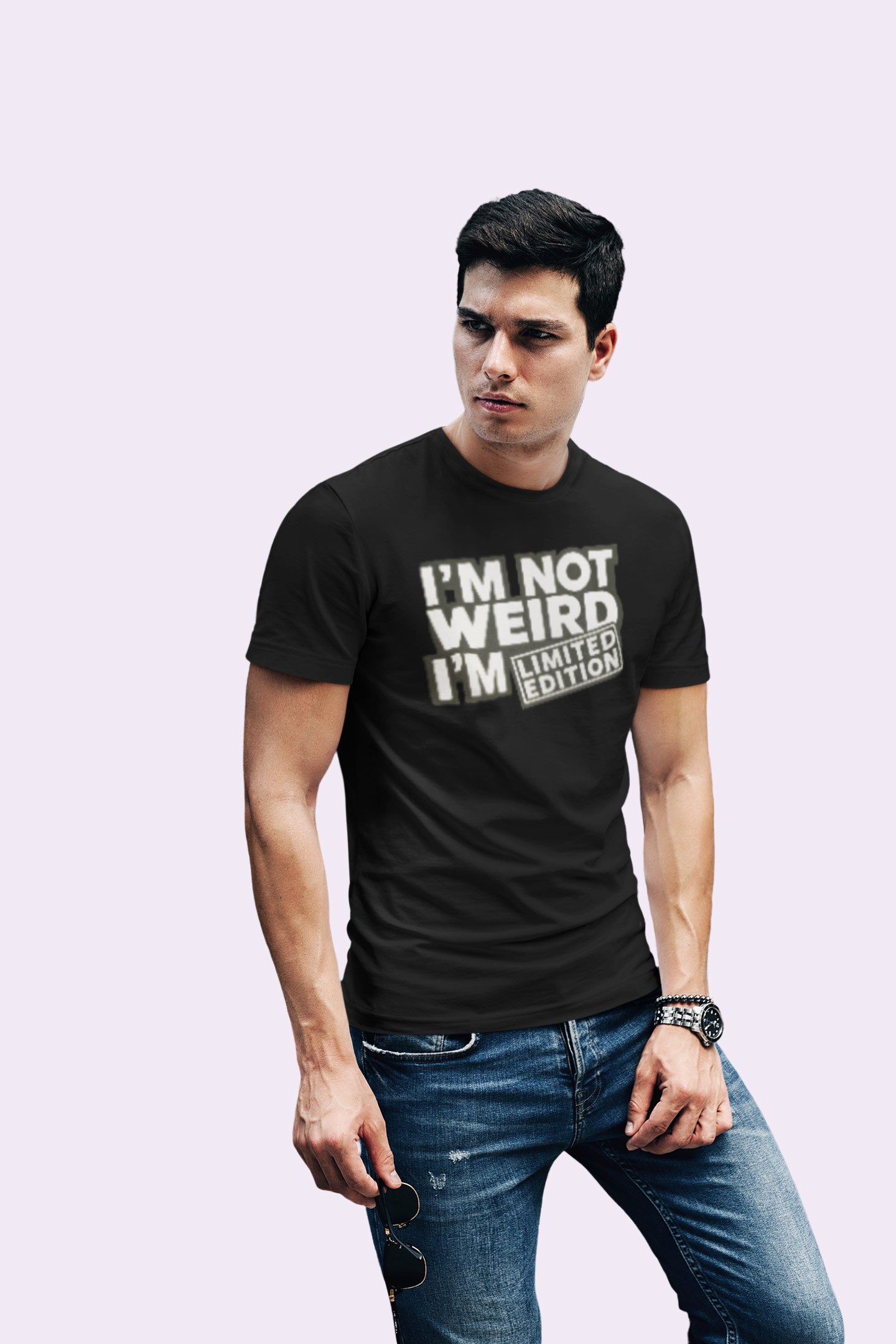 I'm Not Weird I'm Limited Edition Graphic T Shirt For Men