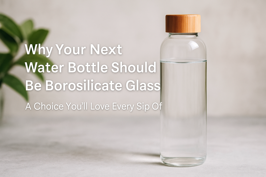 Why Your Next Water Bottle Should Be Borosilicate Glass – A Choice You’ll Love Every Sip Of