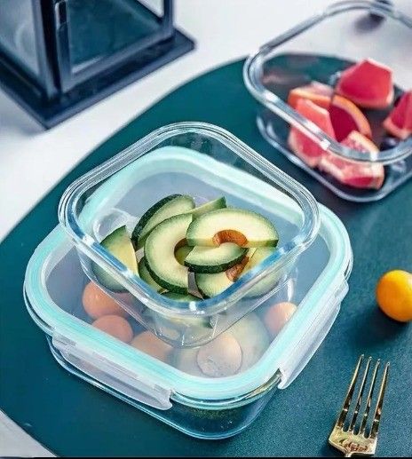 STORAGE LUNCH BOX SQUARE 3PCS DM
