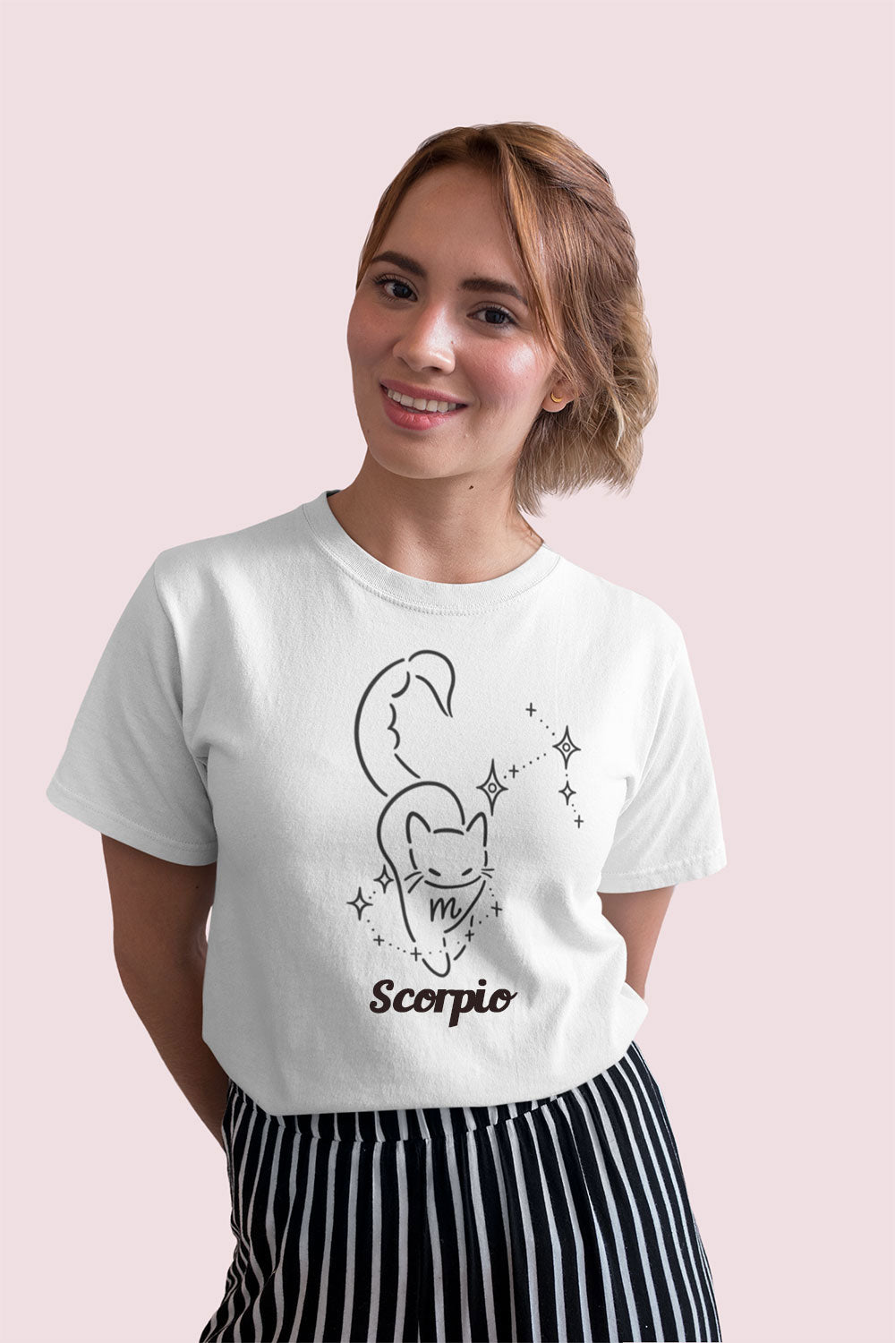 Customizable Scorpio Zodiac Sign T-Shirt for Women