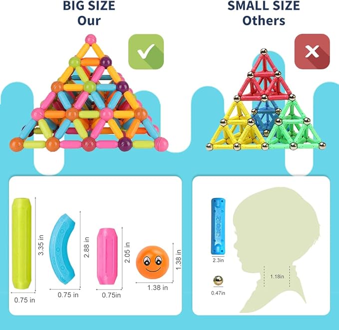 Magnetic Building Sticks 