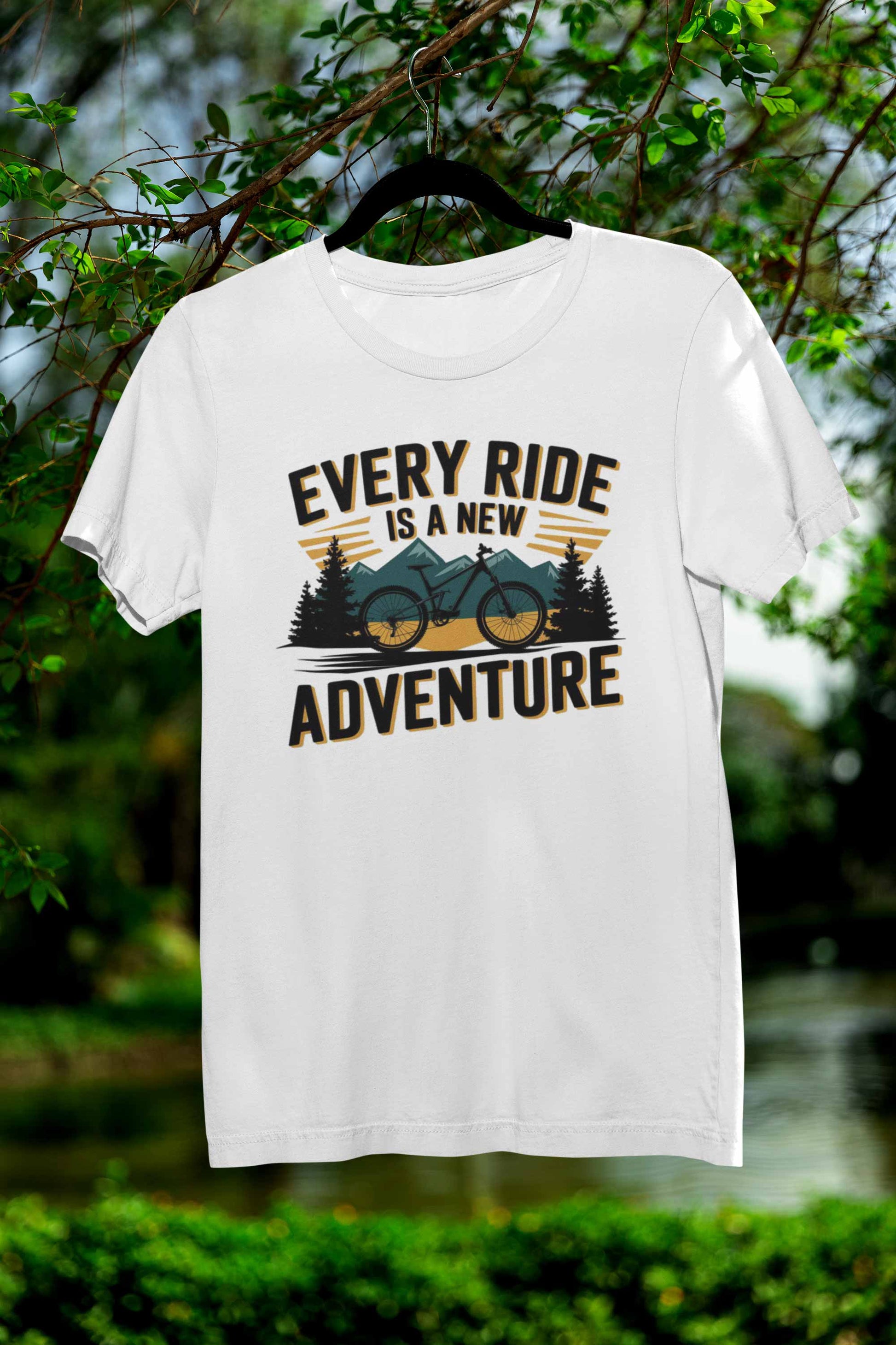 Every Ride Is a New Adventure Women’s Graphic Tee - Cotton