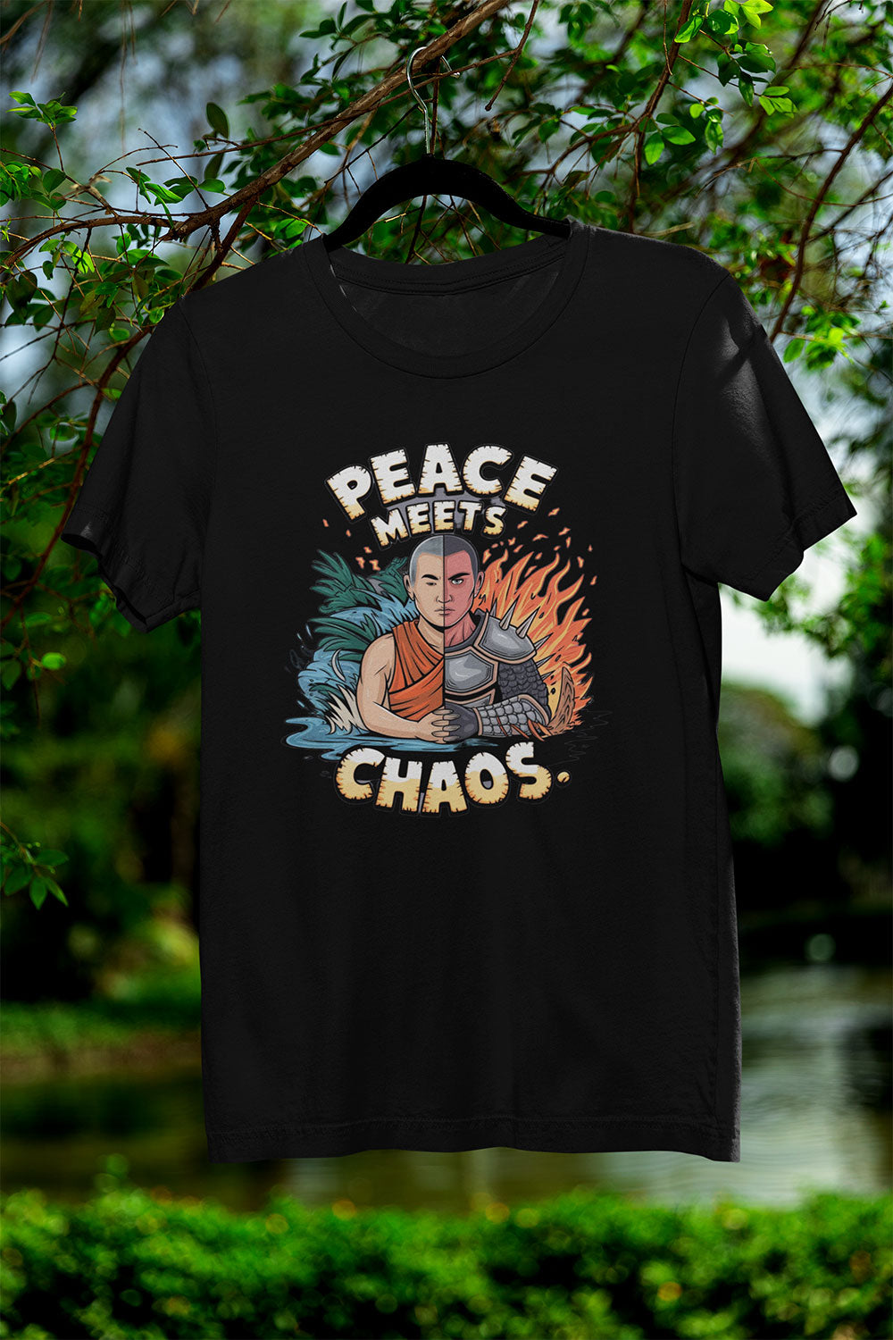 Peace Meets Chaos Women’s Graphic T Shirt