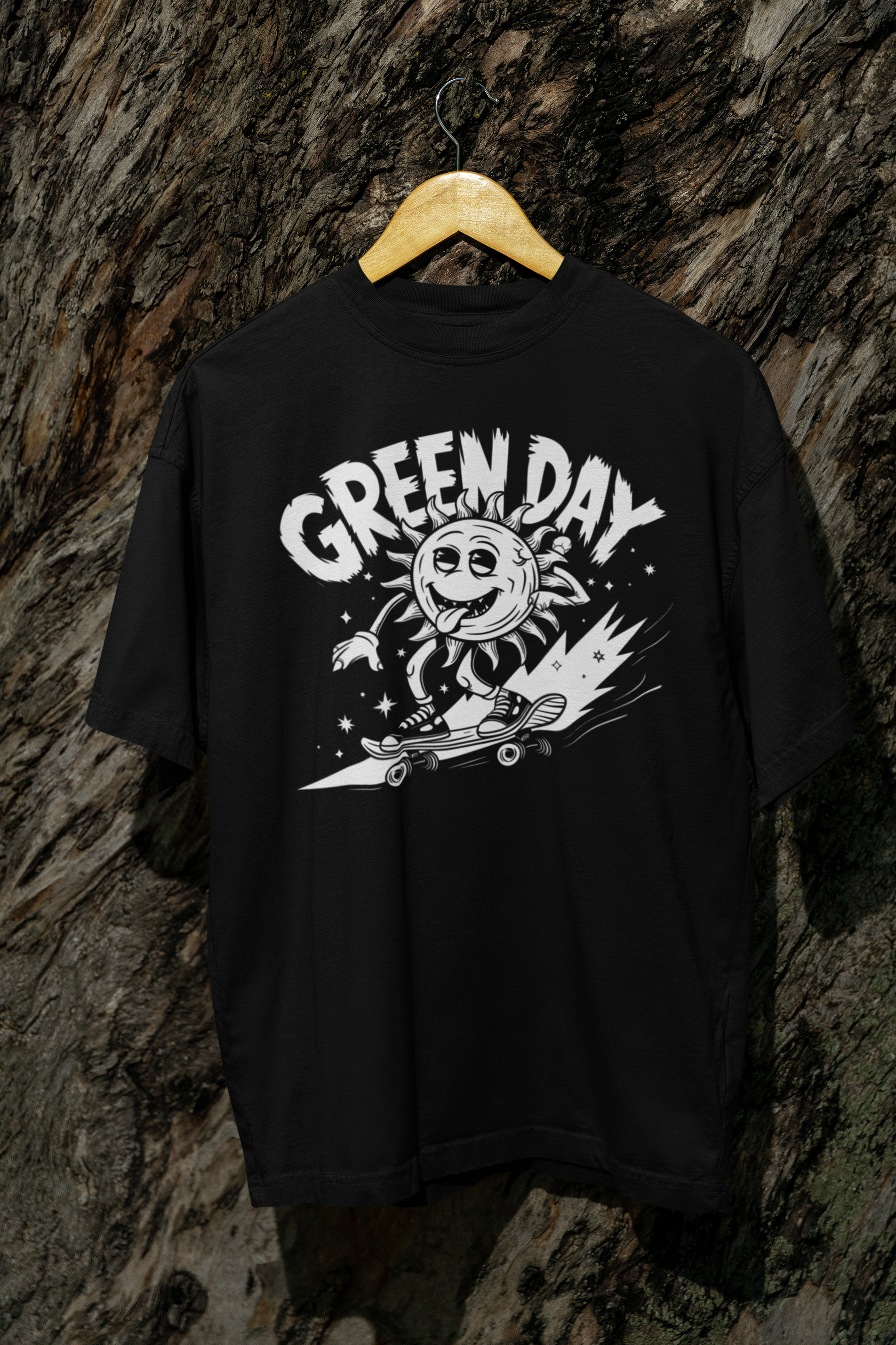 Green Day Inspired Graphic Oversized Unisex T Shirt