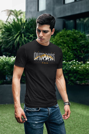 Black “Amazing Outdoors” Adventure T Shirt