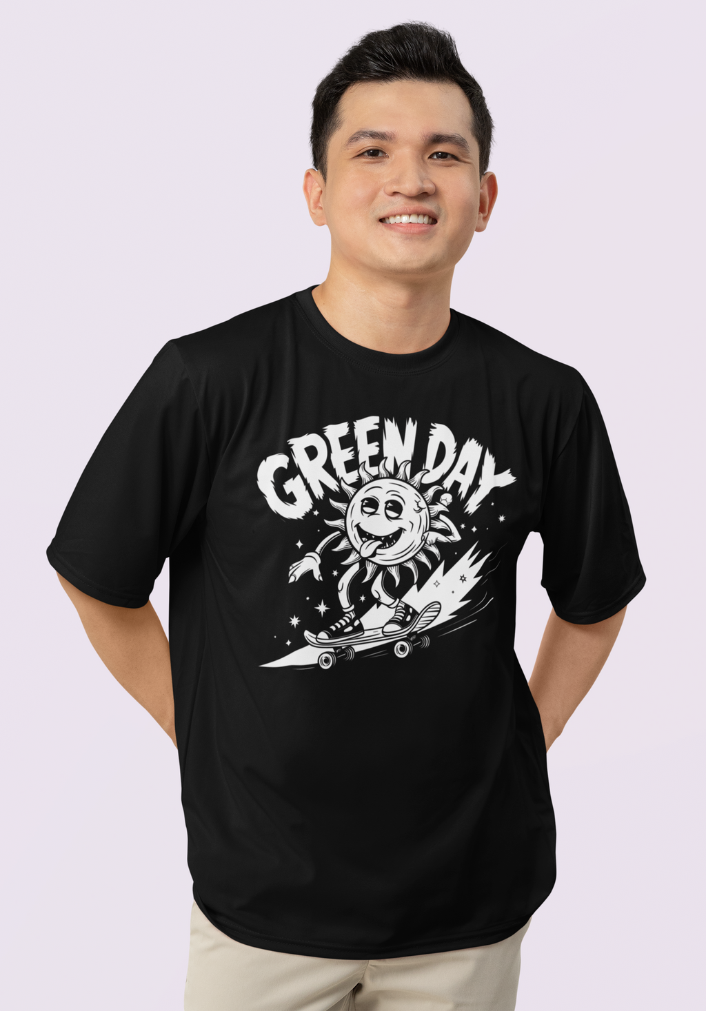 Green Day Inspired Graphic Oversized Unisex T Shirt