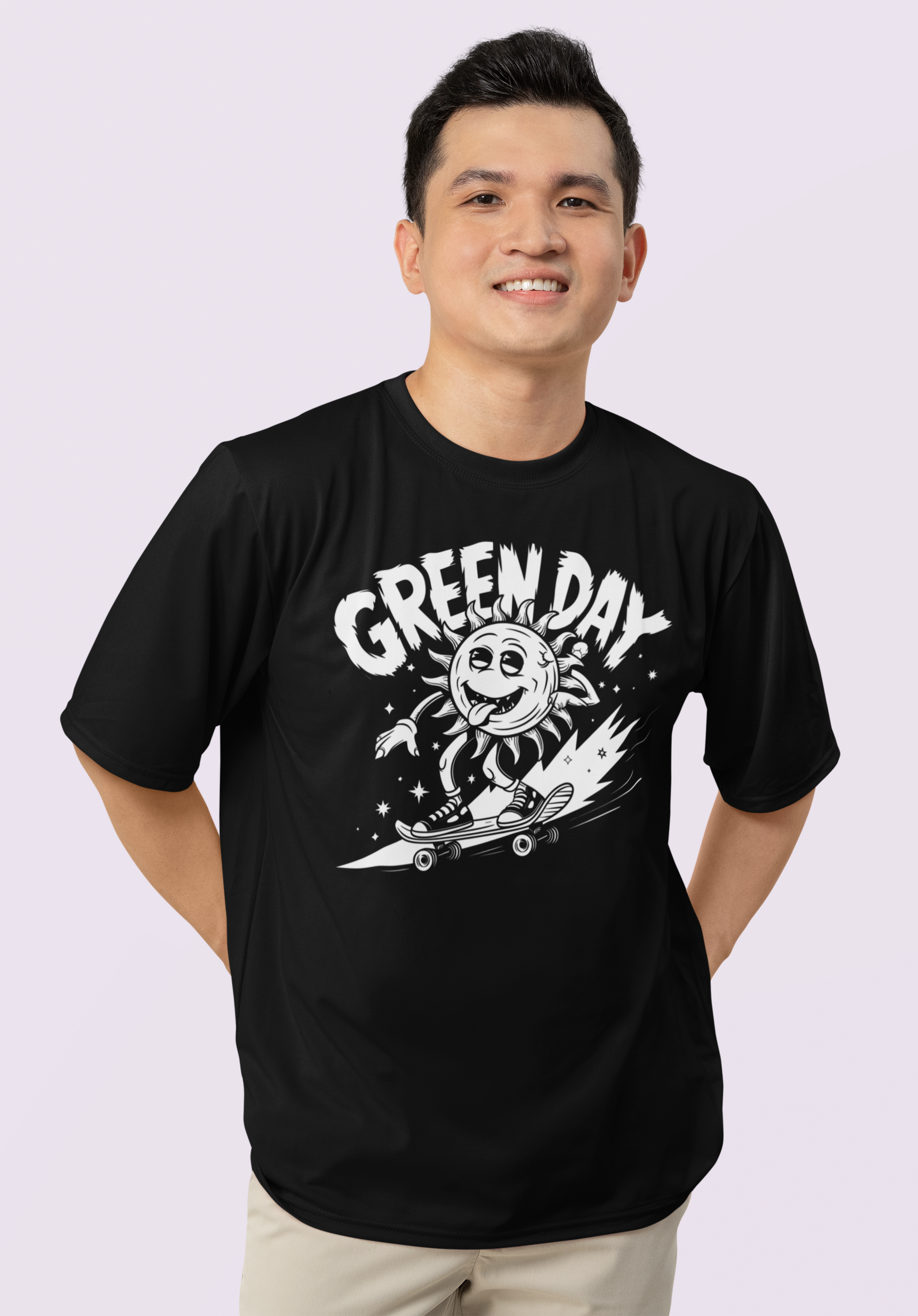 Green Day Inspired Graphic Oversized Unisex T Shirt