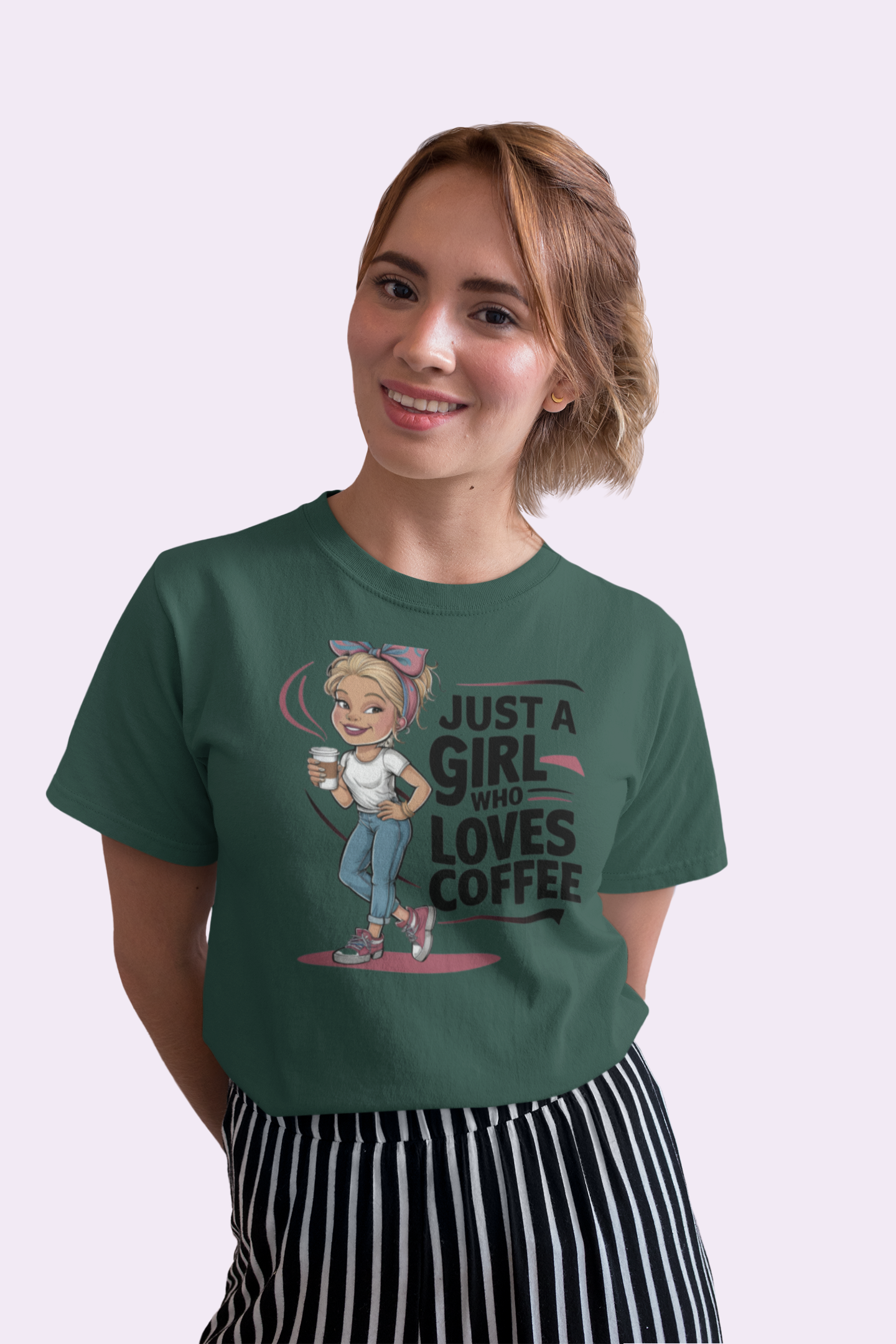 Just a Girl Who Loves Coffee T Shirt for Women