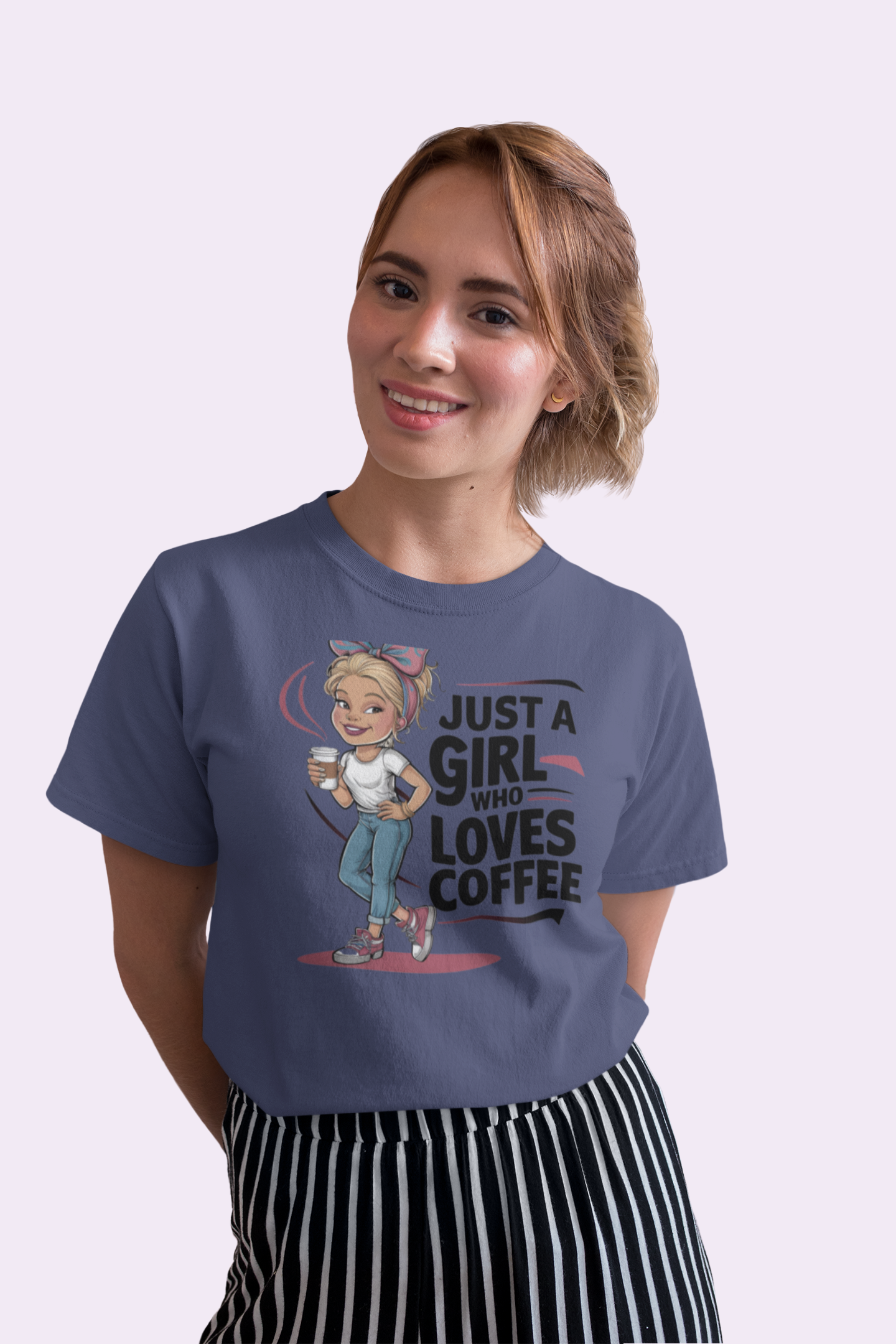 Just a Girl Who Loves Coffee T Shirt for Women