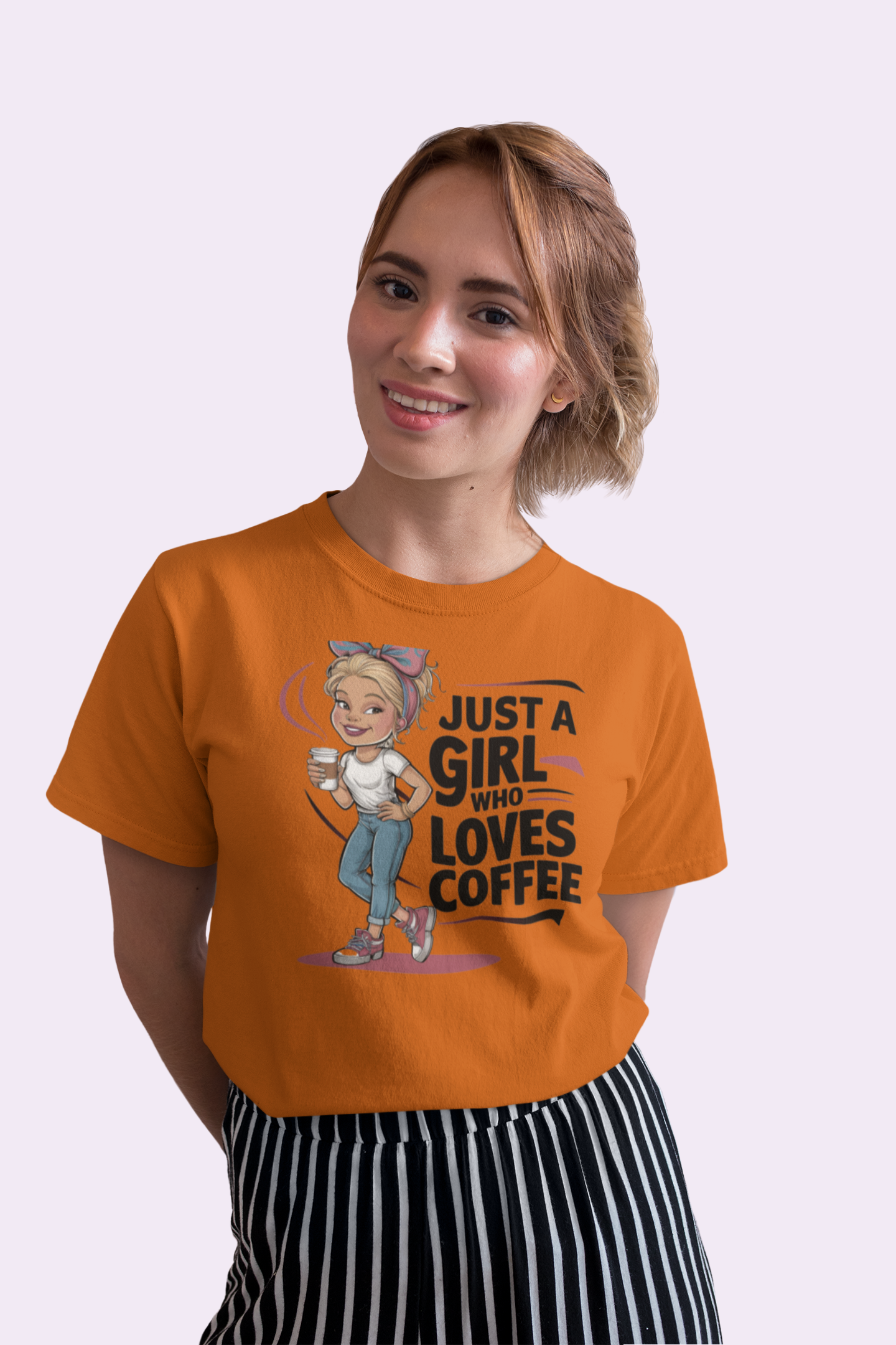 Just a Girl Who Loves Coffee T Shirt for Women
