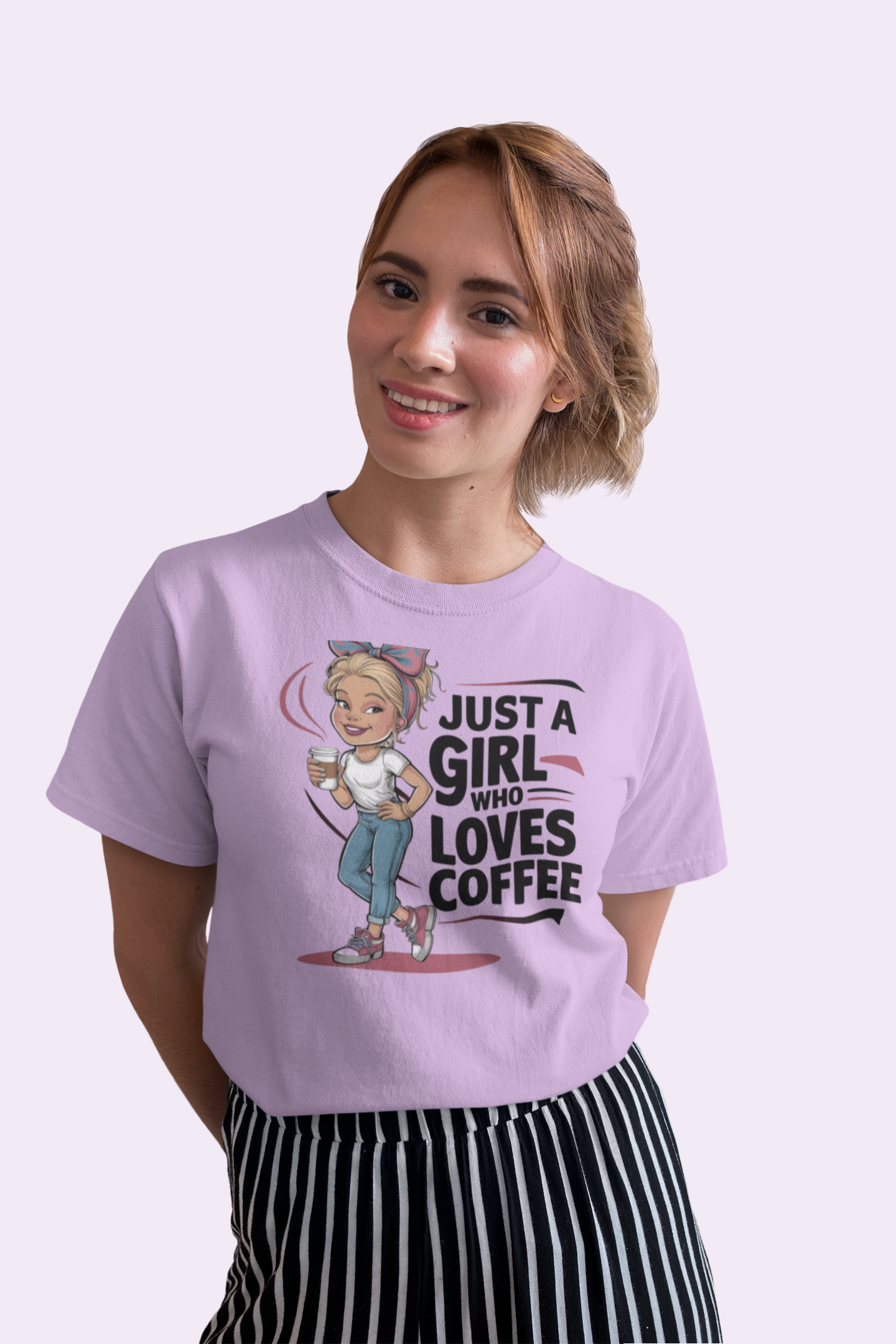 Just a Girl Who Loves Coffee T Shirt for Women