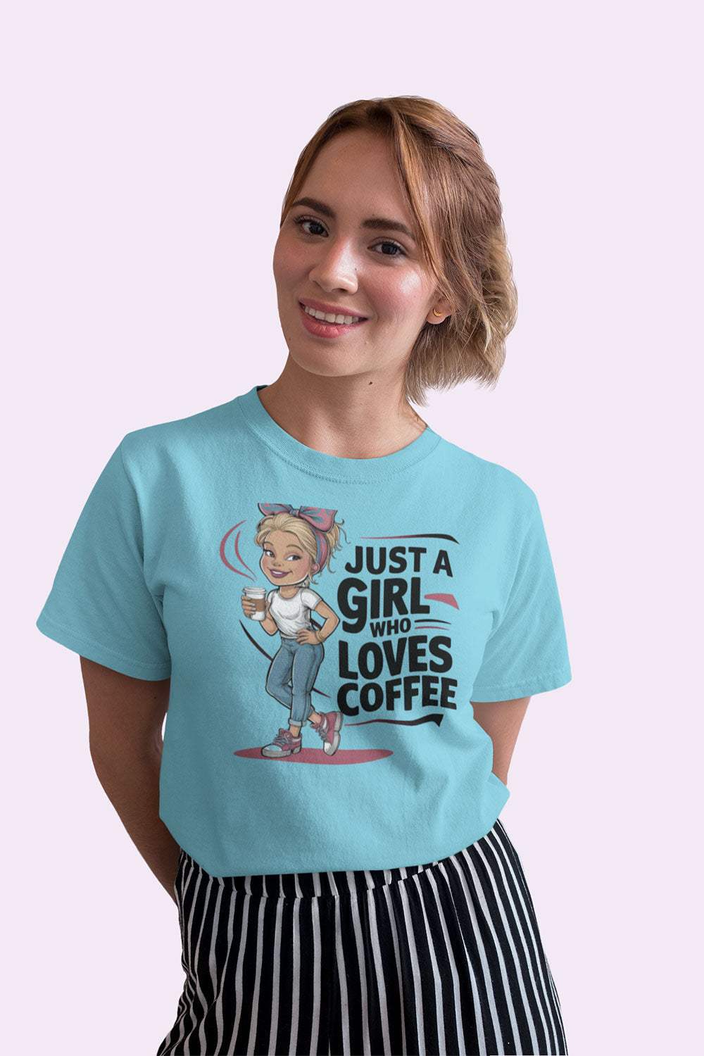 Just a Girl Who Loves Coffee T Shirt for Women