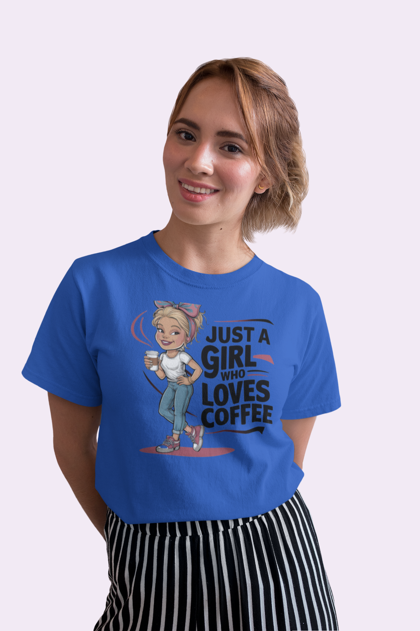 Just a Girl Who Loves Coffee T Shirt for Women