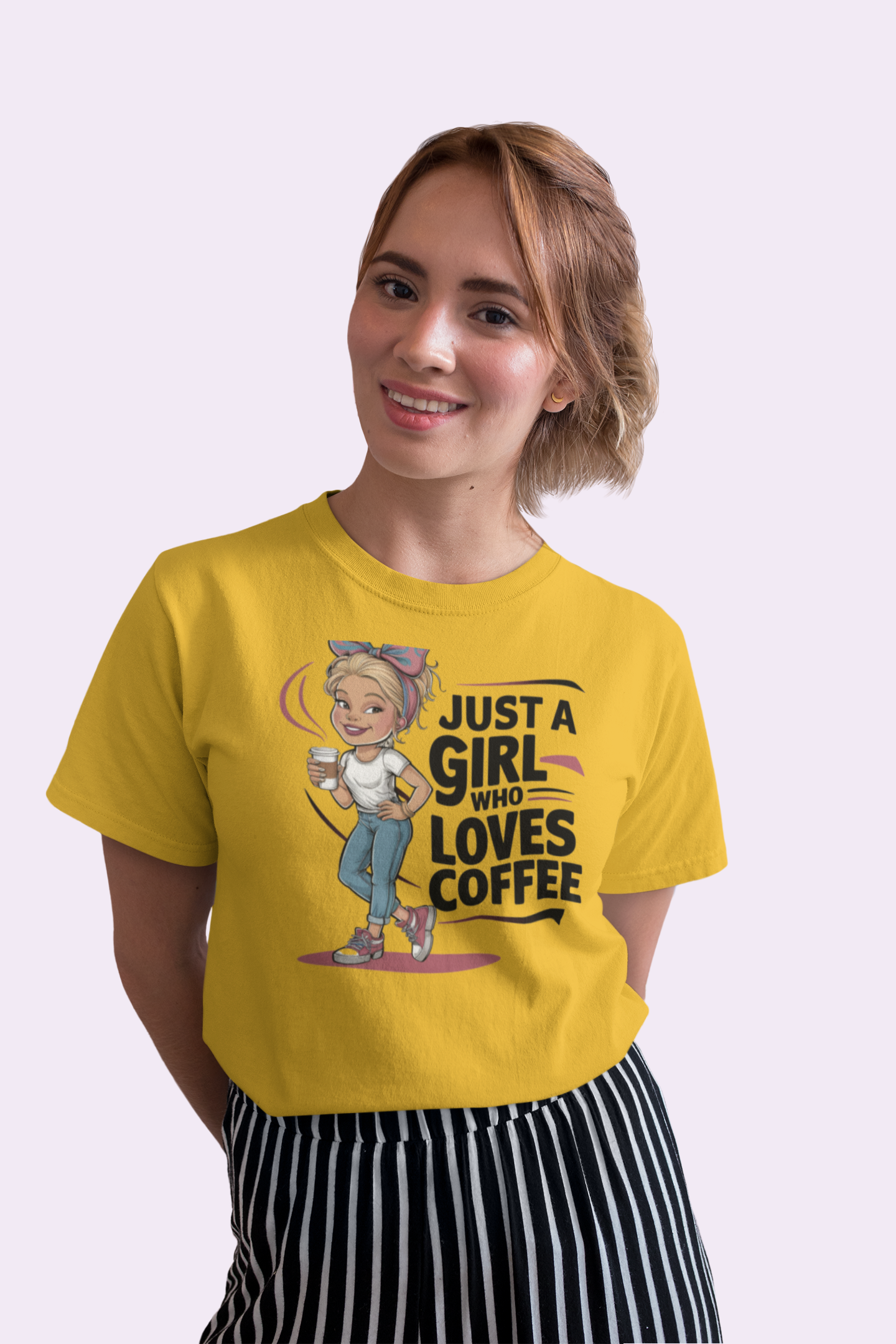 Just a Girl Who Loves Coffee T Shirt for Women